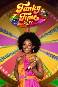 funky time live slot logo